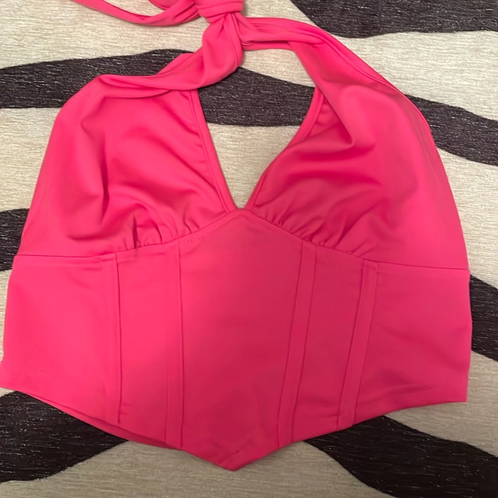 Pink Corset Halter